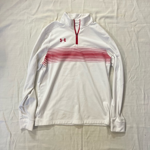 Red Under Armour Half Zip - Picture 2 of 5